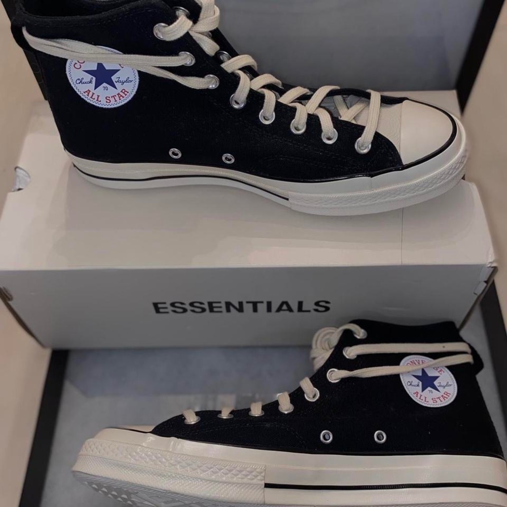 [SOLD] Fear of God Essentials x Chuck 70 High 'Black'